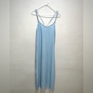 Aerie Blue Strappy Maxi Dress